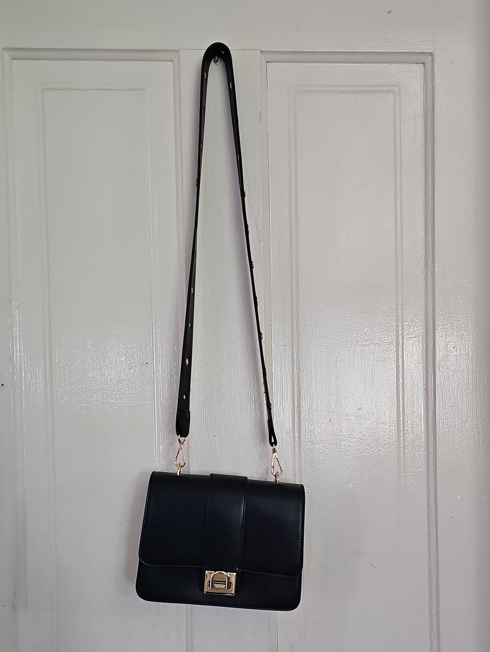 Classic Black Crossbody Shoulder Bag